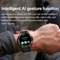 MAX18 Men Smartwatch AMOLED1.43inch Big Screen BT Calls Gesture Control AI Voice Sports Smart Watch Men product 1