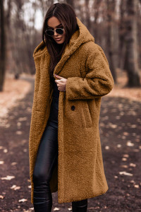 Autumn Winter Fashion Elegant Long Coat Woman Plush Warm Faux Fleece Coat Women Teddy Jacket Female Teddy Coat Outwear Ladies product 7
