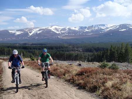 Mountain Biking in the Scottish Highlands - Cairngorms