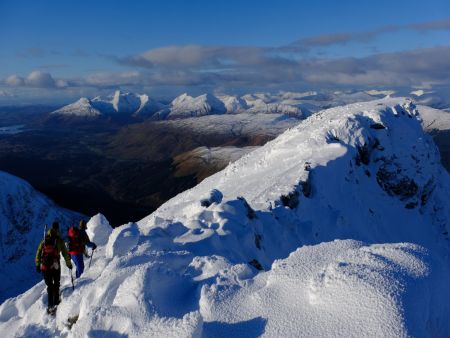 Getting high on Ben Lui!
