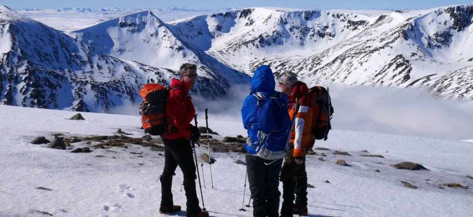 Mountain guiding in the Cairngorms