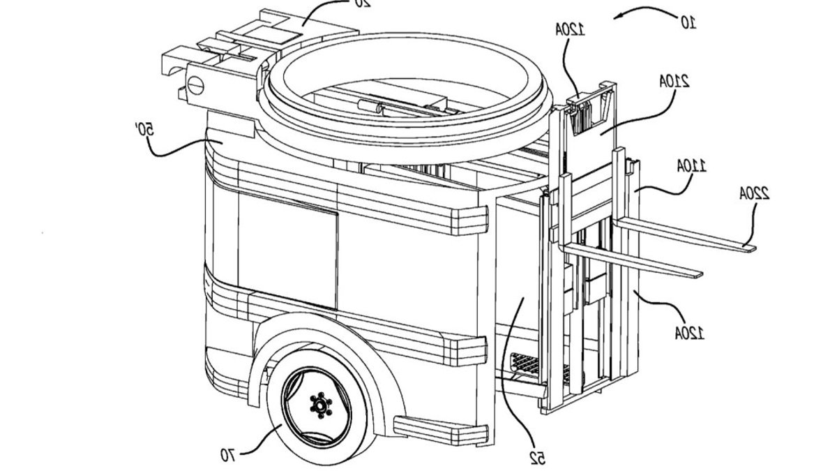 GM files patent for autonomous forklift - files patent