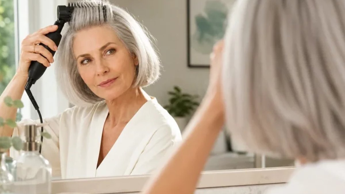 Hot Air Brush Boosts Volume for Fine Hair Over 60 Hot Air Brush Boosts Volume for Fine Hair Over 60 - hot air brush