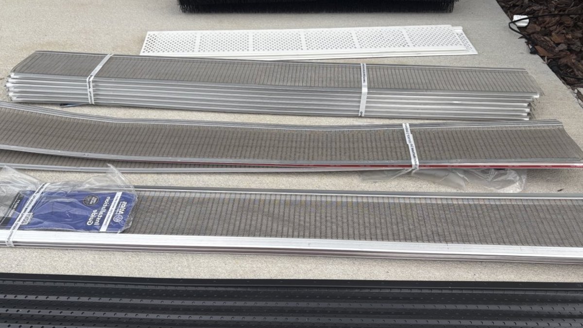 Micro-Mesh Guard Tops Pine Needle Gutter Tests - micro mesh guards