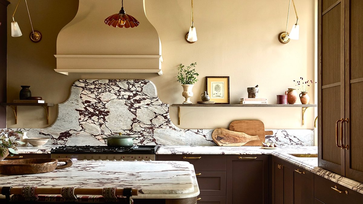 London Duplex Redesigned as Elegant Urban Sanctuary Rich, tactile materials combine in the kitchen to create a scheme both elegant and dramatic | Photo.
