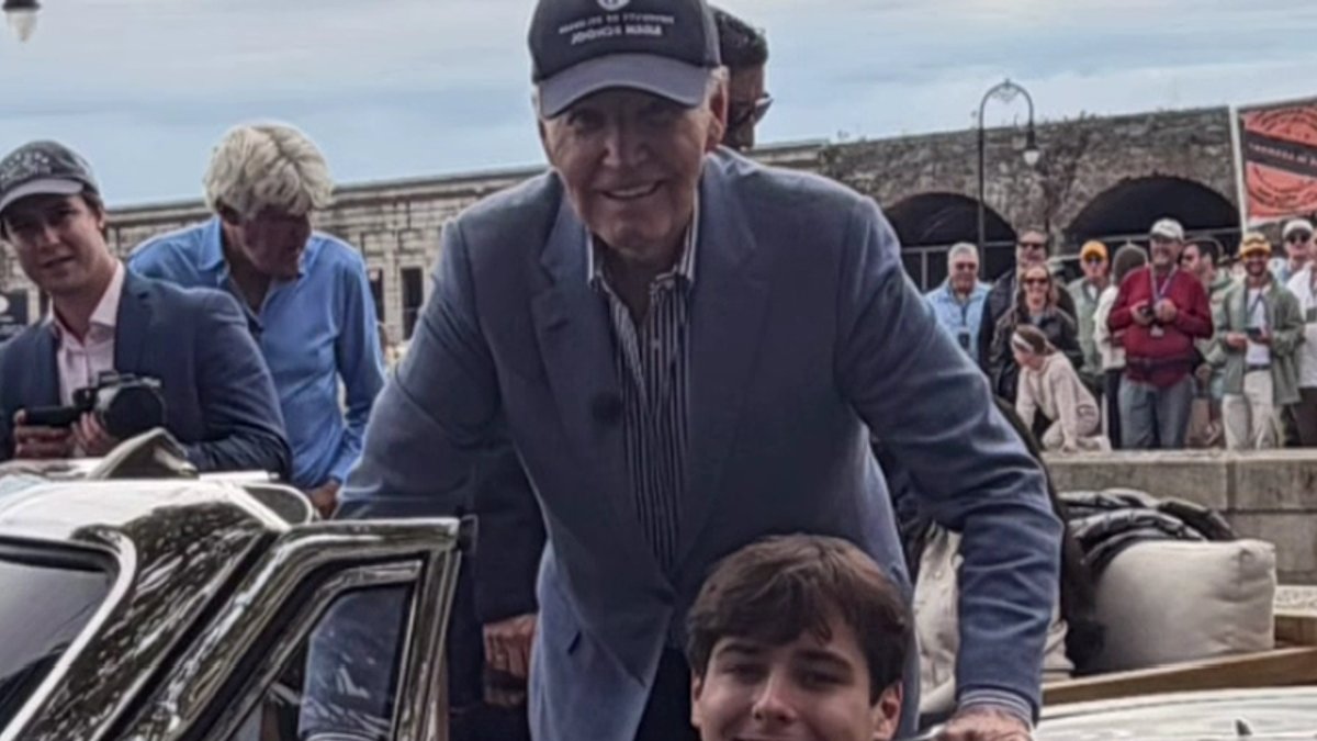 Biden celebrates classic cars at Rhode Island concours Biden celebrates classic cars at Rhode Island concours - classic cars rhode island