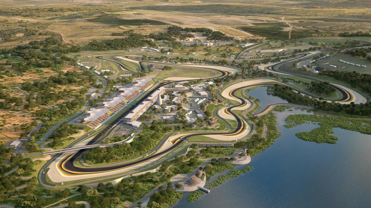 Formula 1 returns to Africa A render of the new circuit in Africa.