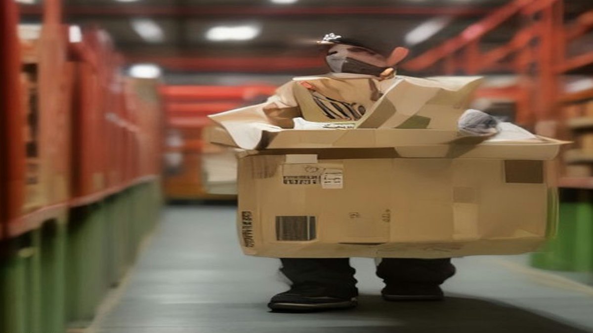 Eternal revenue surges 77 percent Grocery delivery warehouse workers.