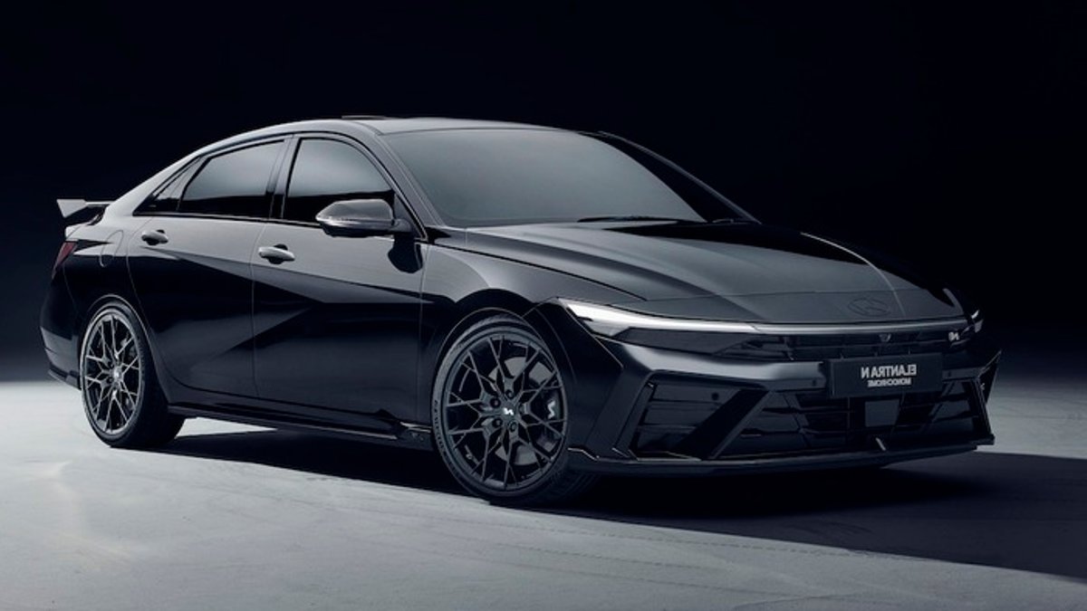 Hyundai Launches Subdued Elantra N Monochrome Globally - hyundai elantra