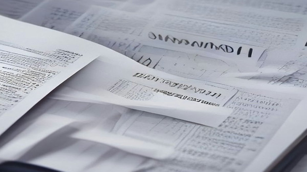 Insurance office paperwork backlog.