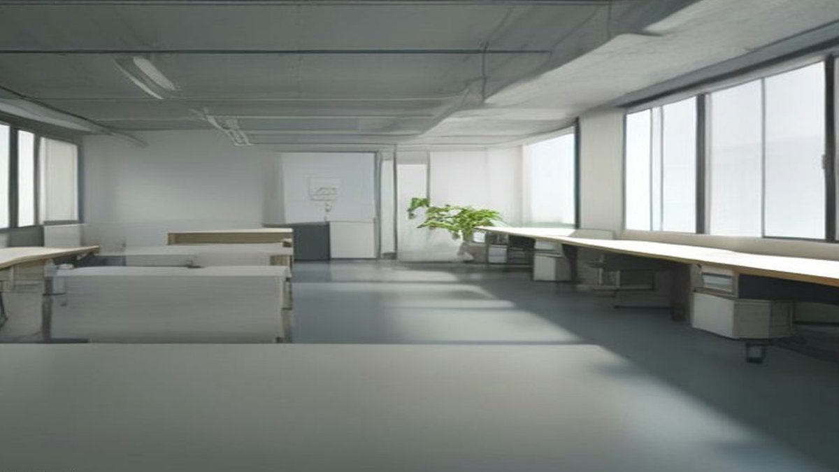 Office interior design workspace.
