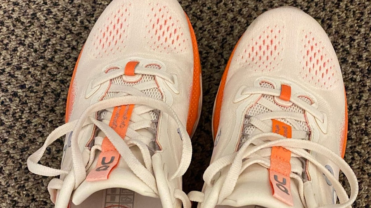 Runner finds joy with new shoe model Runner finds joy with new shoe model - running shoe