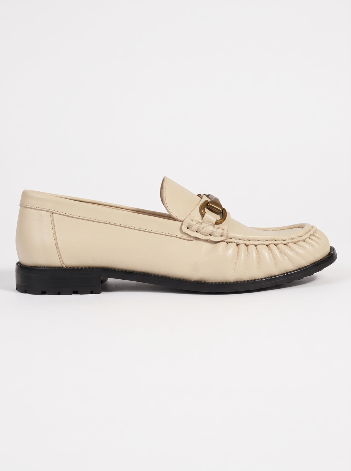Loafer Yasmina em Couro Off-White