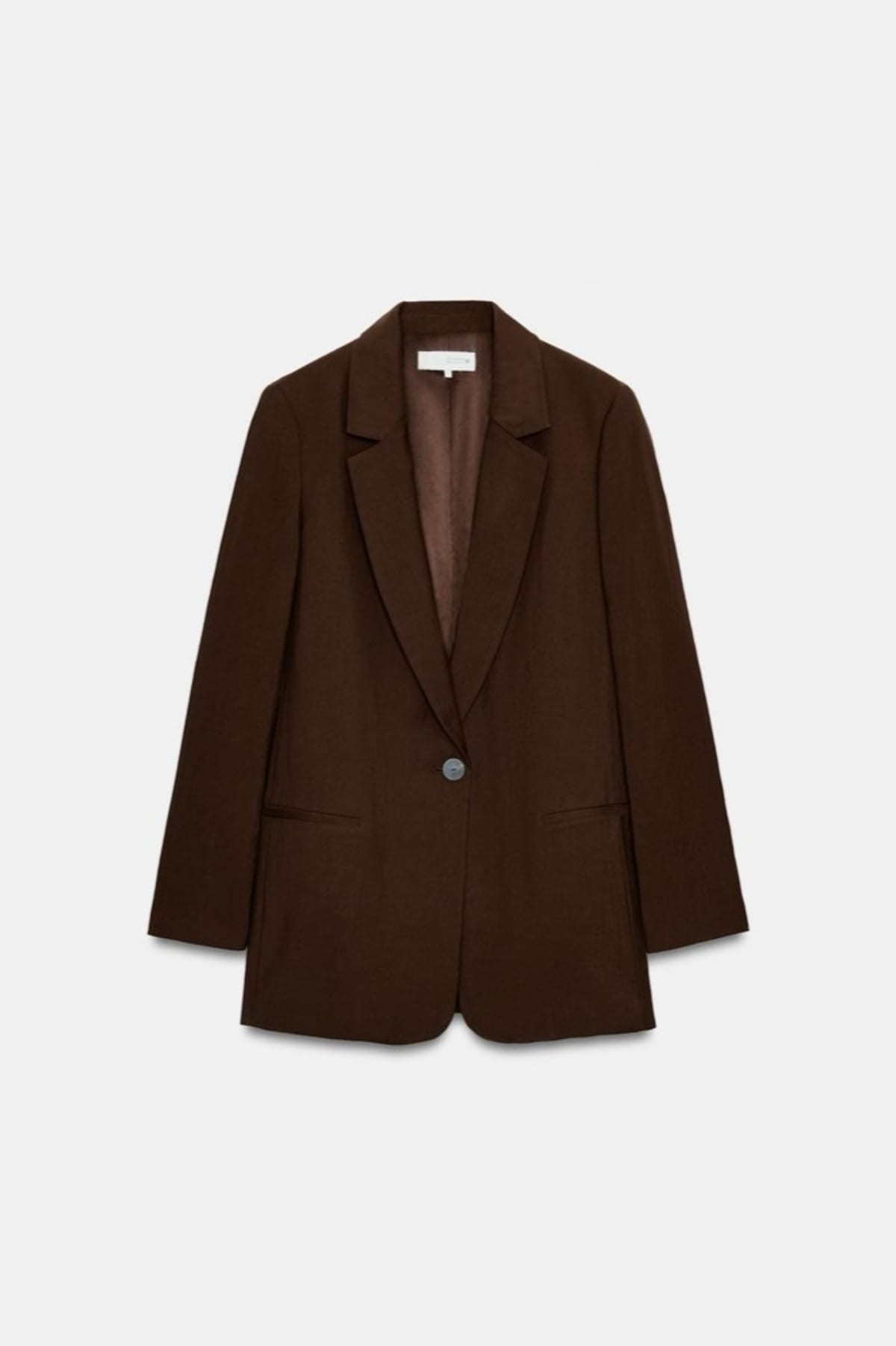 Blazer de Alfaiataria Marrom