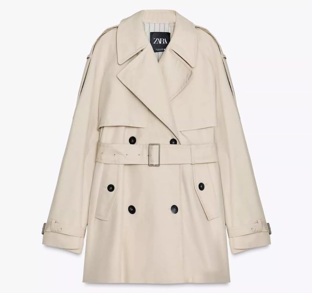 Trench Coat Curto Water Repellent ZW Collection