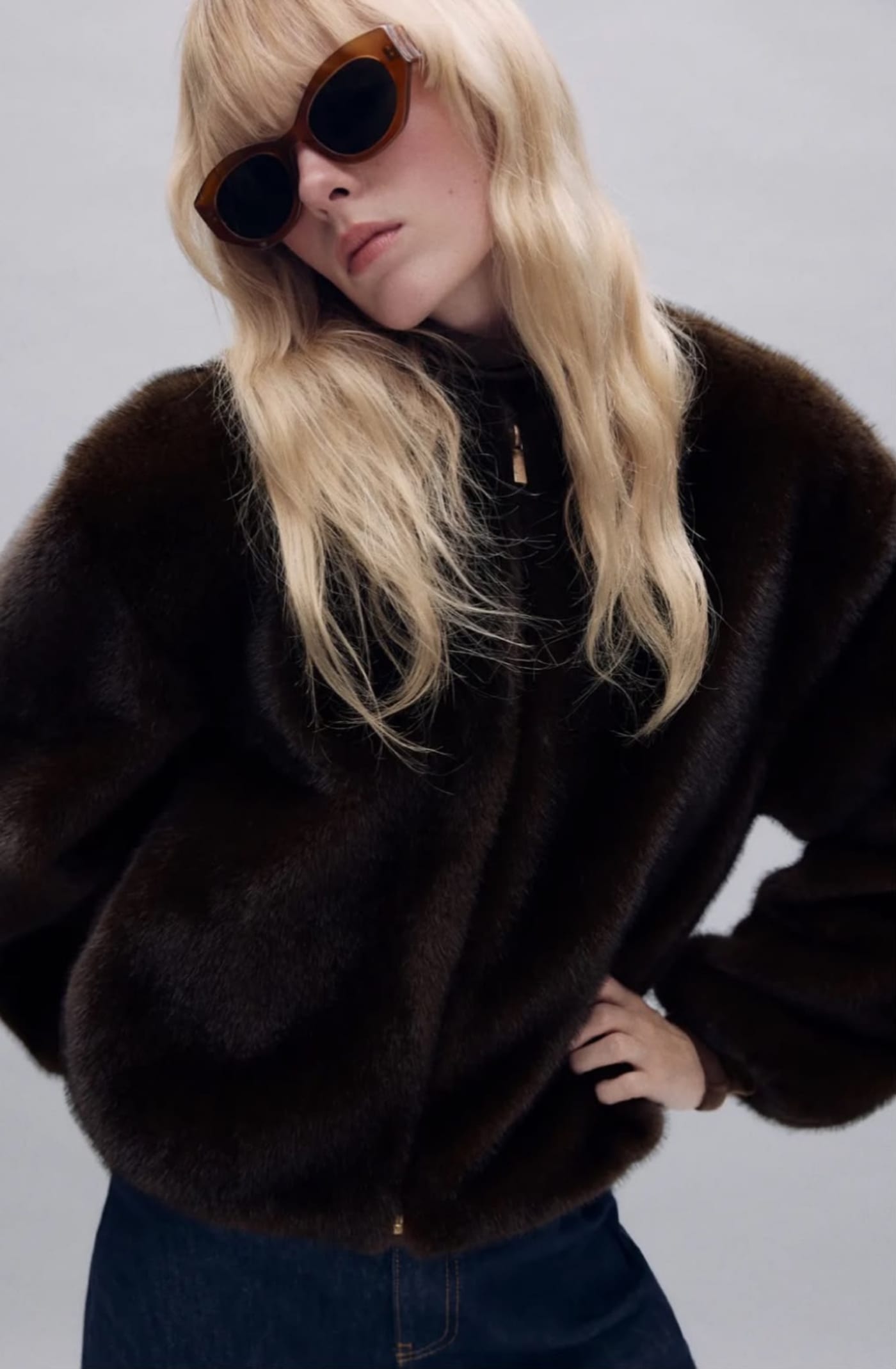 Jaqueta de Pelo · Zara · B.