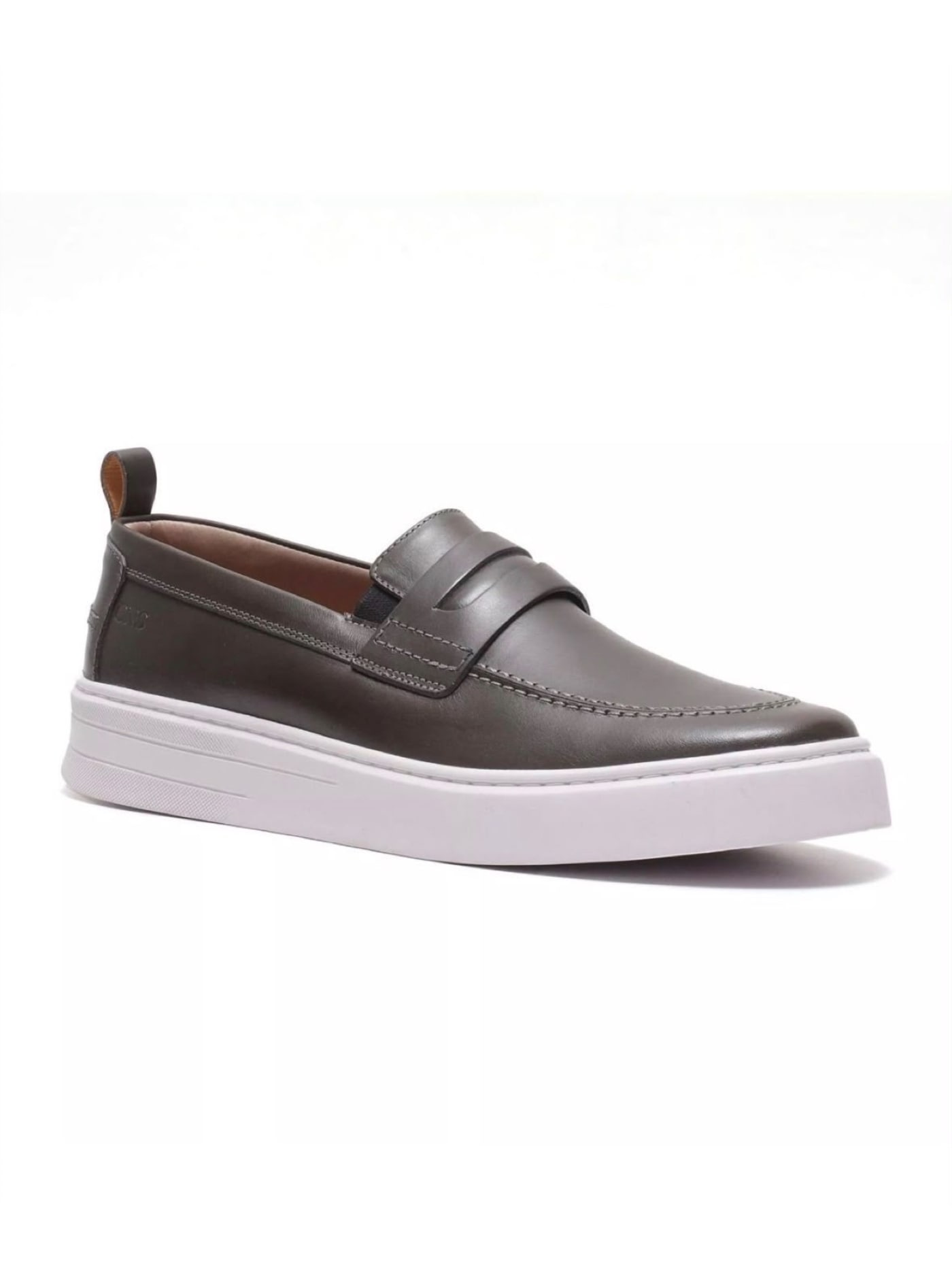 Loafer Couro com Solado Branco · CNS · B.