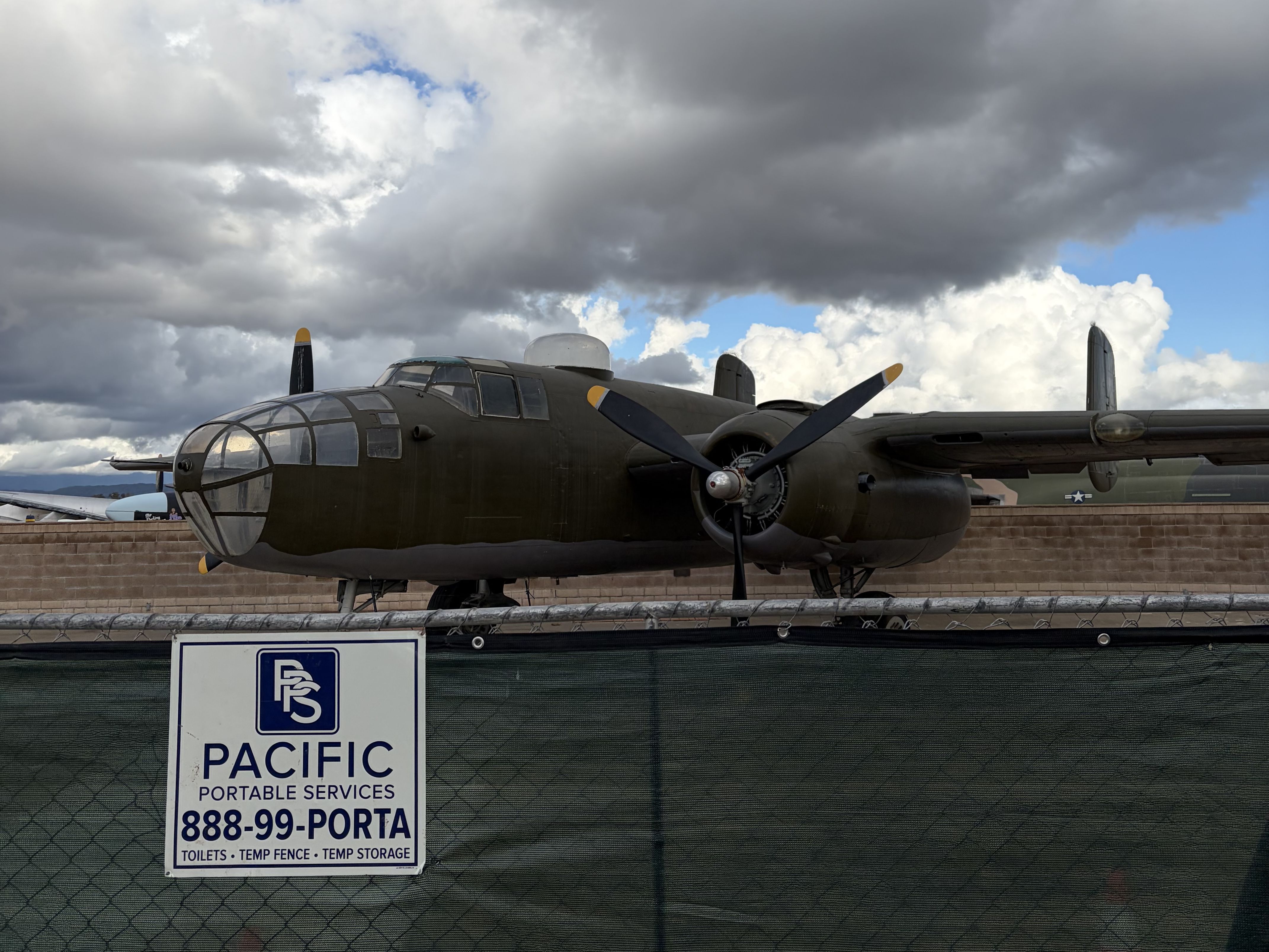 PPS temporary fence at airfield