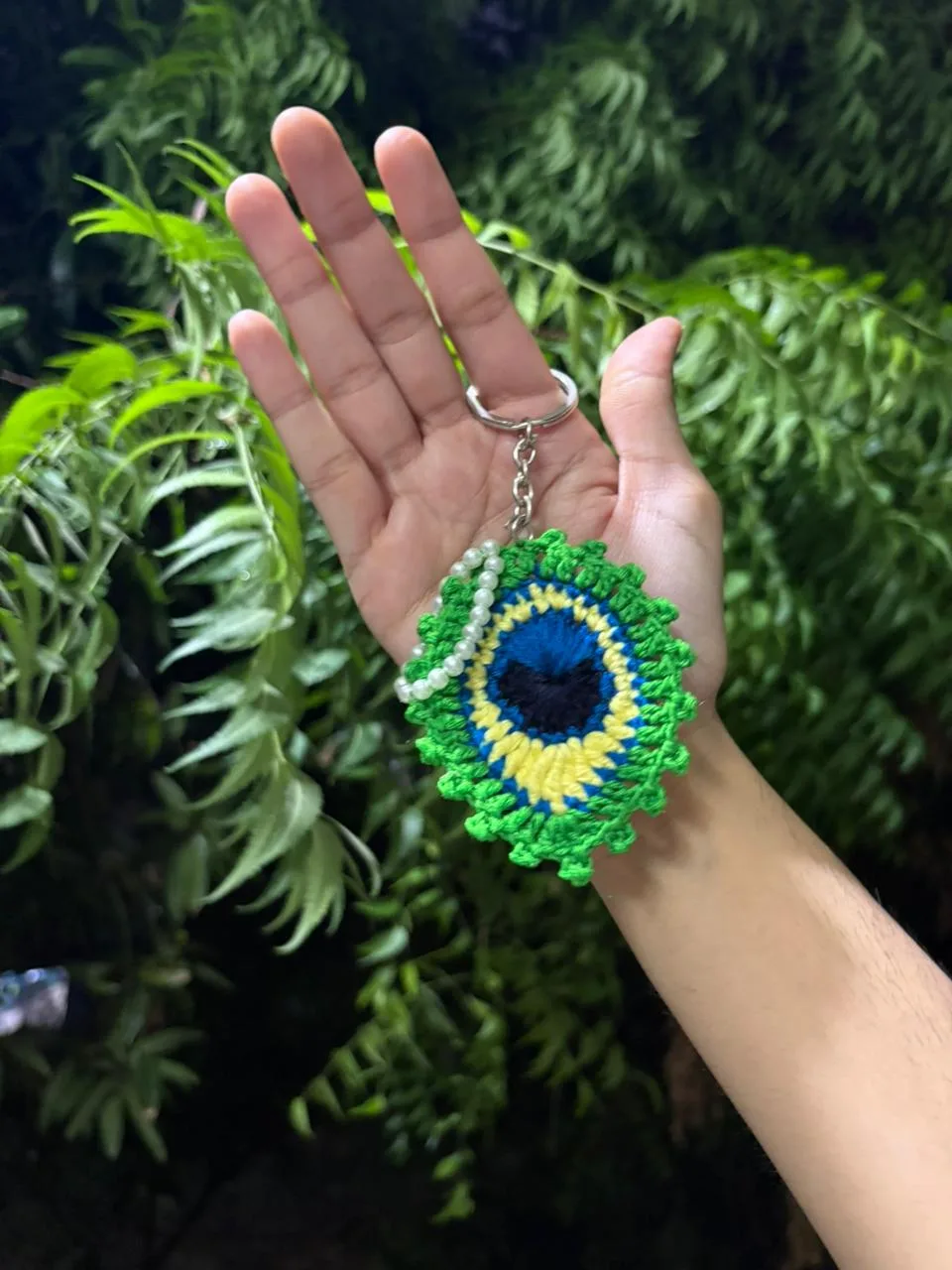 Peacock Grace Keychain