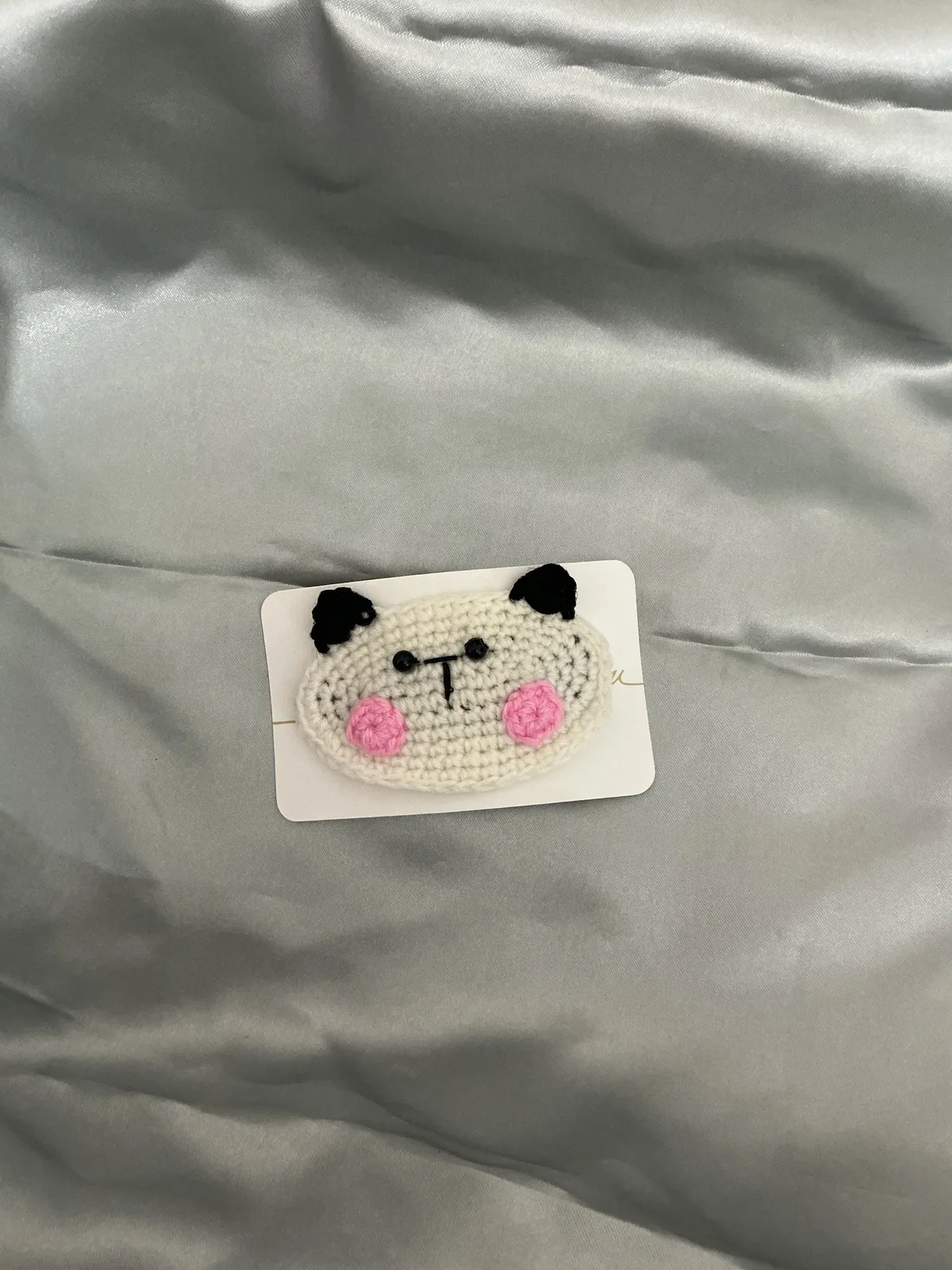 Blush Panda 🐼 — Handmade crochet