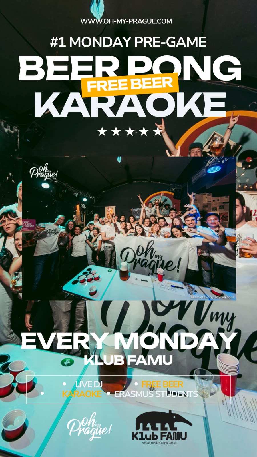 Oh My Prague! Beerpong&Karaoke!
