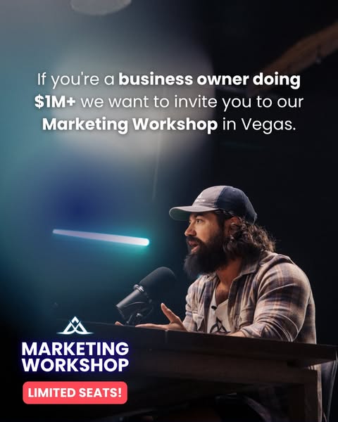 Meta ad calling out excavation company owners doing over one million dollars a year