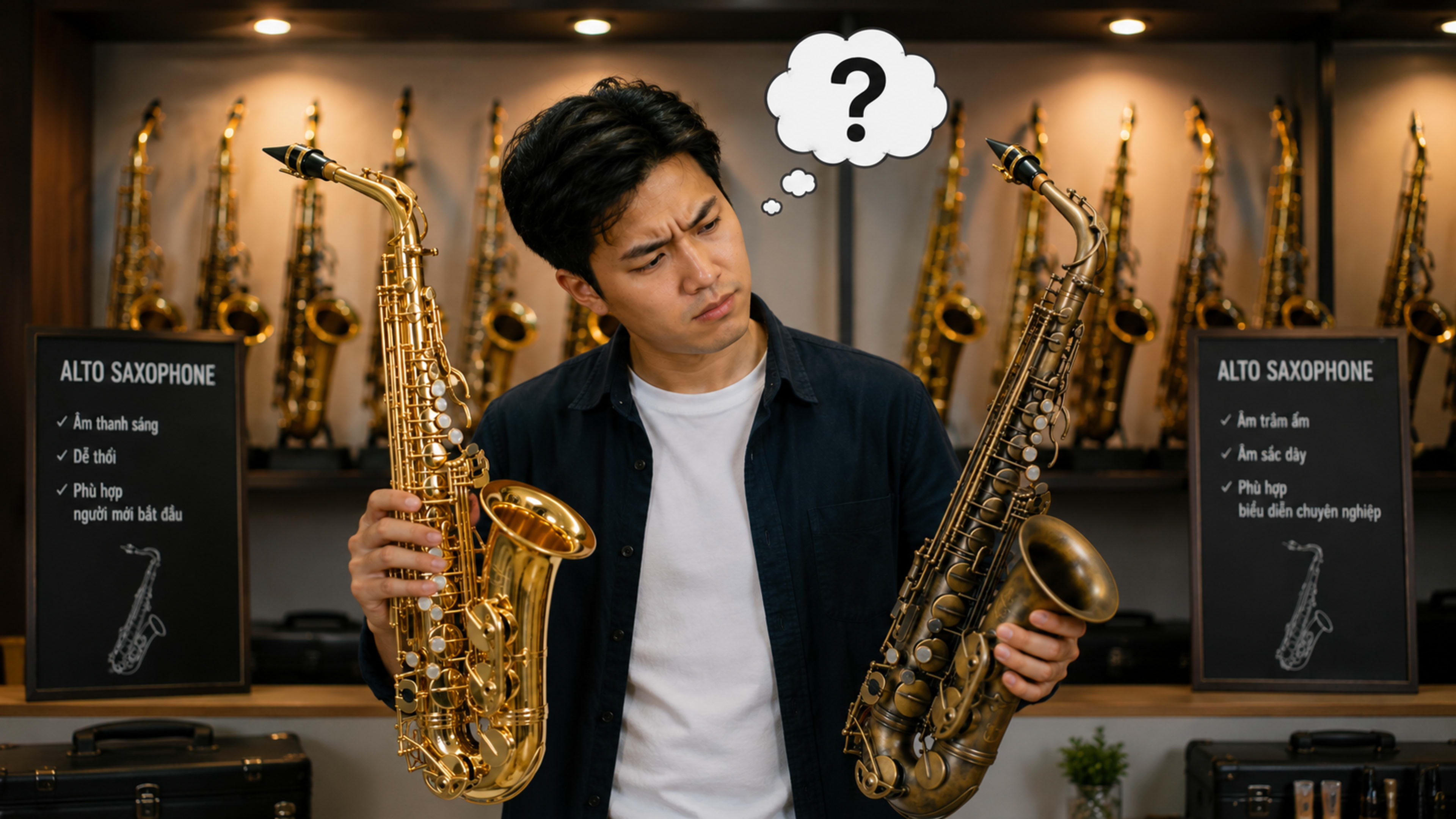 Nên mua saxophone mới hay cũ?