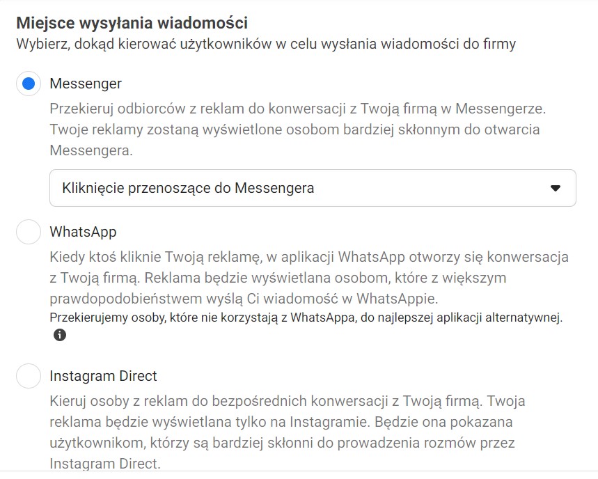 Facebook Messenger w komunikacji biznesowej