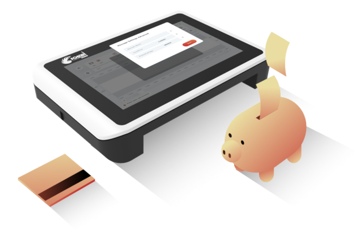 Software app with piggy bank