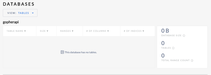 gopher api db