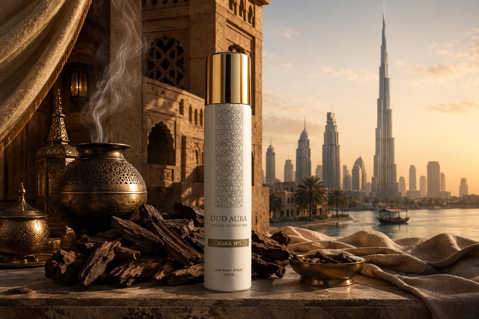 The Oud Aura story — UAE heritage meets Japanese biome technology