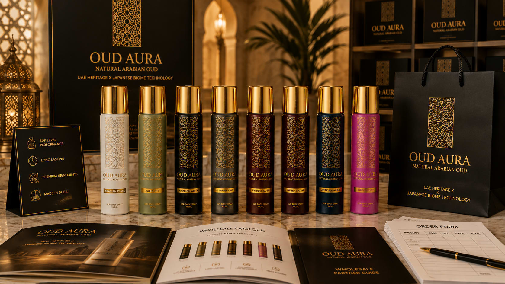 Oud Aura wholesale and distribution partnership