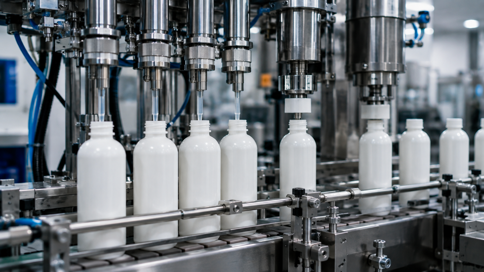 Automated filling and capping line