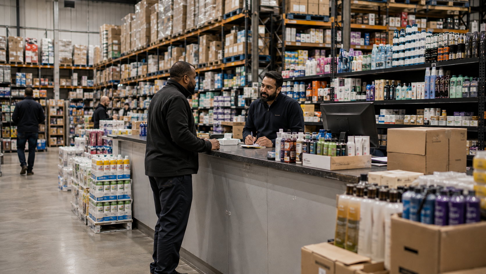 FMCG wholesale trade counter