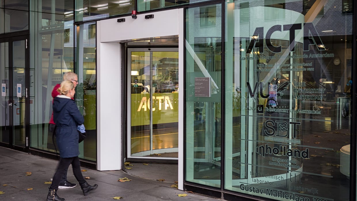 Faculteit Acta sluit deuren wegens hoog aantal besmettingen