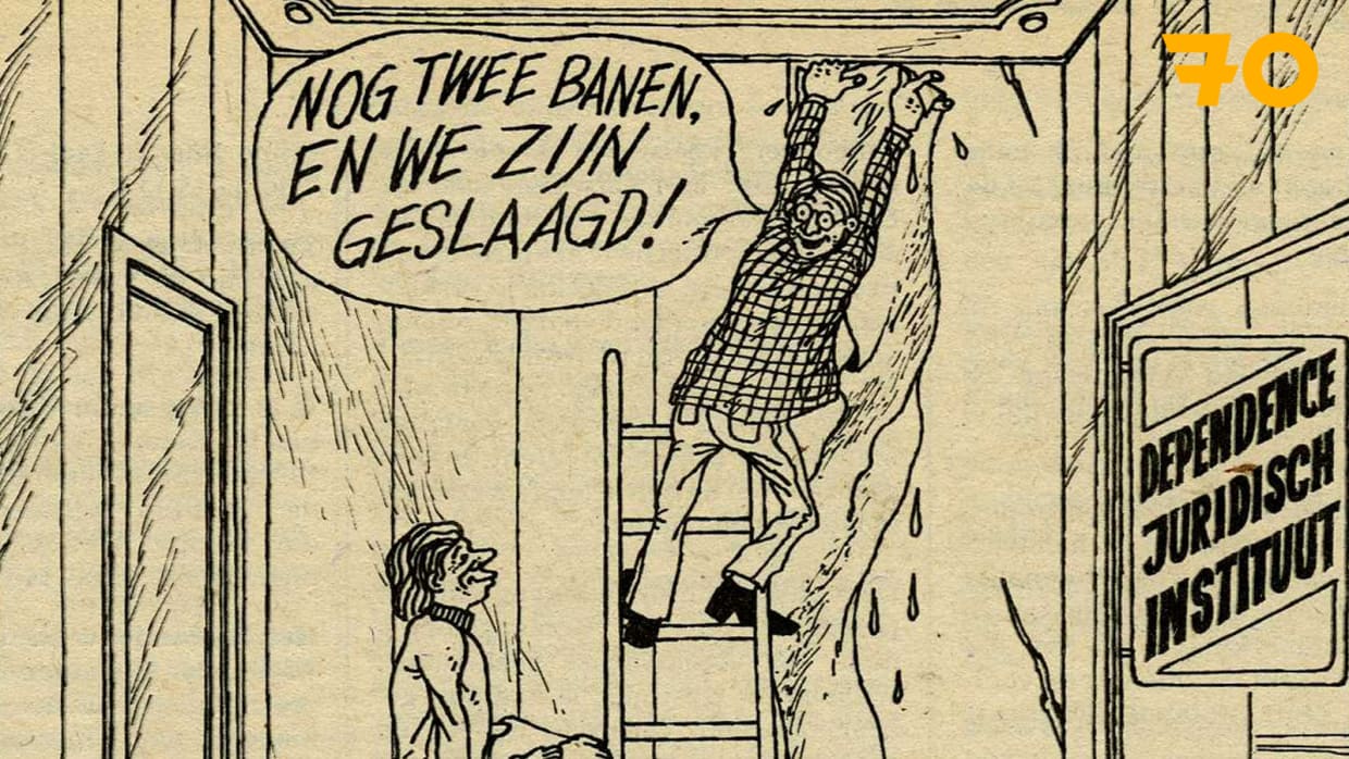 Folia 70: onder werktijd behangen bij de ouders van je baas