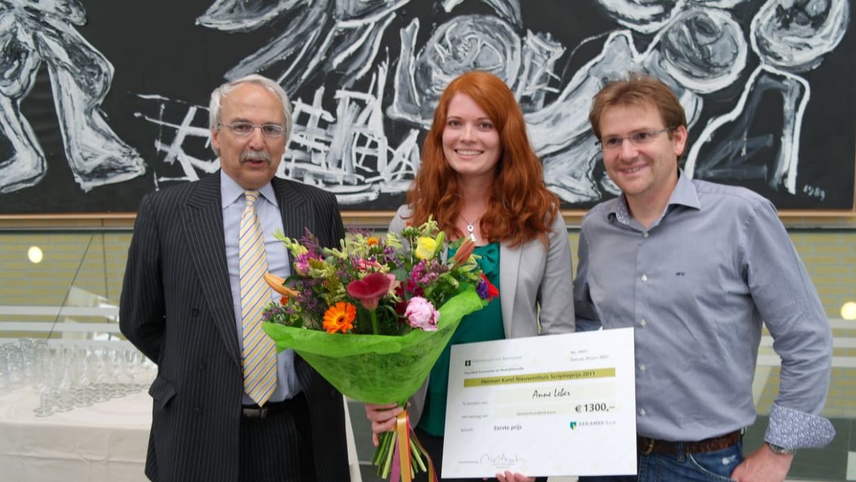 UvA-studente Anne Leber wint 1300 euro met scriptie