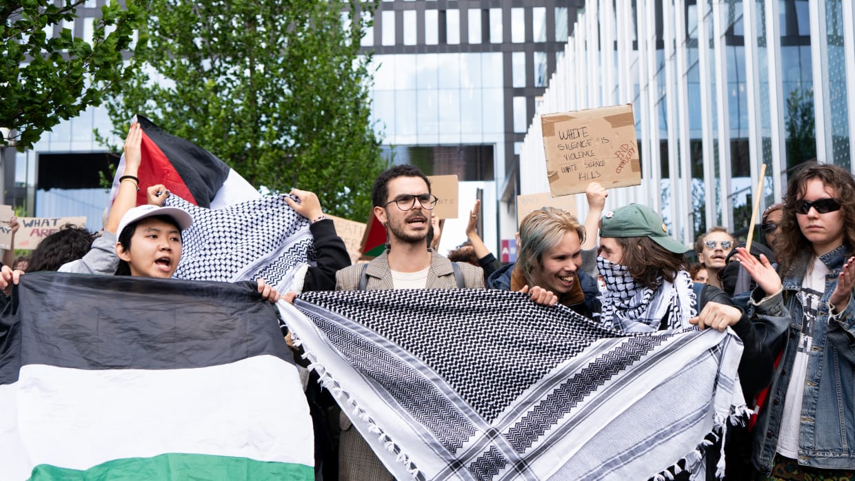 Pro-Palestina protest.