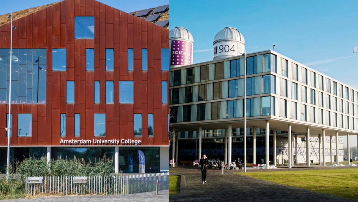 Het AUC (links) en de FNWI (rechts) zoeker elk een nieuwe baas.