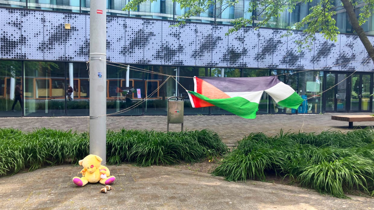 Sit-in bij Science Park.