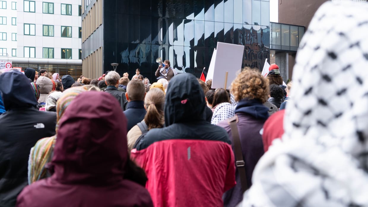 Protest afgelopen maandag