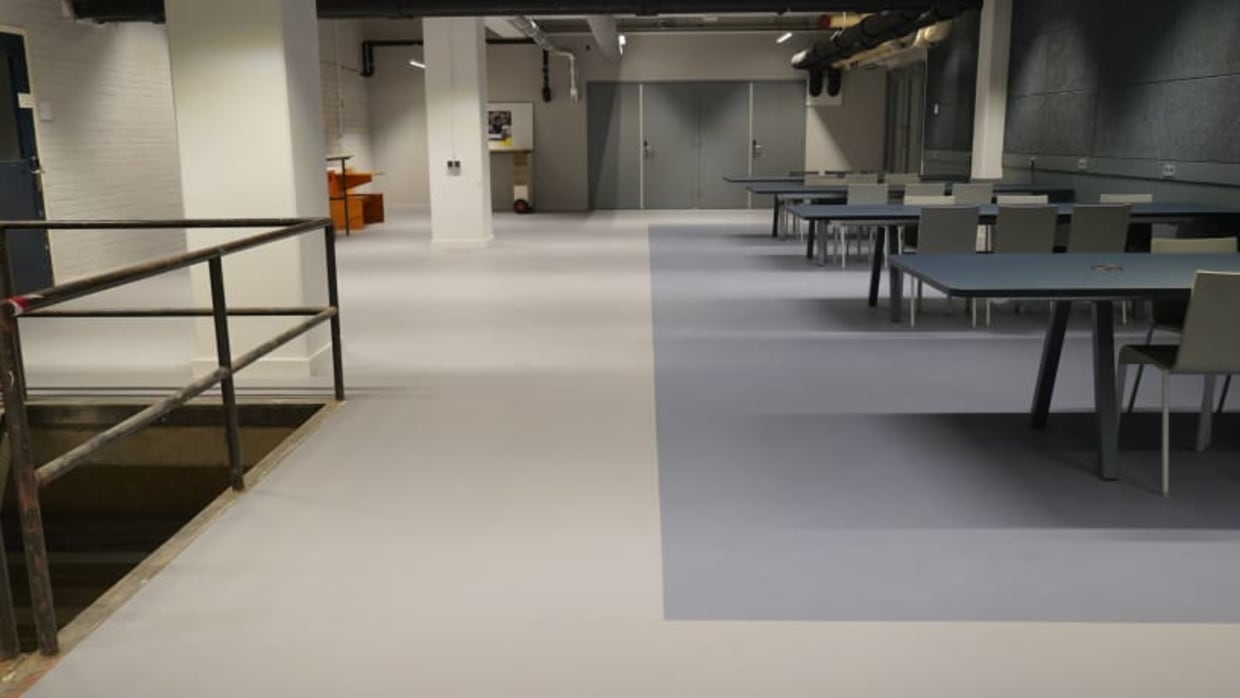 The basement of building J/K of REC, where a sports centre will be realized.