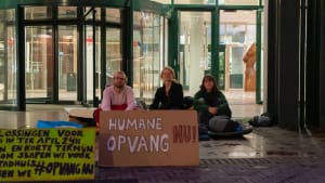 UvA&rsquo;er Pelle slaapt buiten voor vluchtelingen: &lsquo;Ik kan niet meer thuis zijn en niets doen&rsquo; 