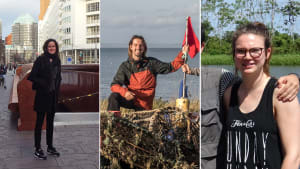 Jo&euml;l, Maxime en Felix werden na hun studie fulltime klimaatverbeteraar