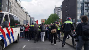 Politie schakelt externe hulp in bij onderzoek naar politiegeweld bij Palestinaprotesten