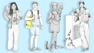 The import study association fanatic goes to the Bubbles on Monday and home on the weekends