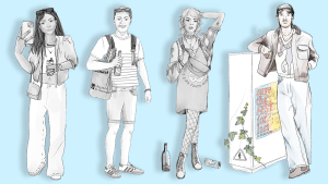 The born-and-raised Amsterdammer wears vintage and is on the list everywhere