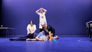 Medical interns perform their discomforts on stage in DeLaMar