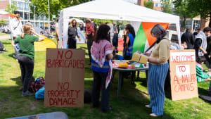 The encampment at REC.