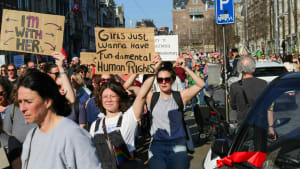 Pro-life versus pro-choice: UvA student joins abortion march